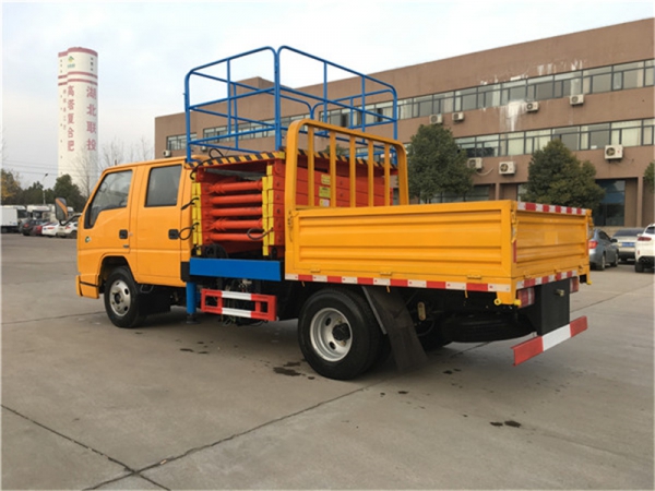 (國六)江鈴10米剪叉式升降平臺高空作業車